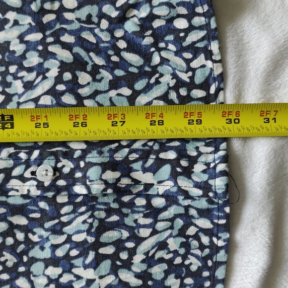 66. Rip Curl Motions Short Sleeve Woven | Color - Blue - Picture 7 of 8